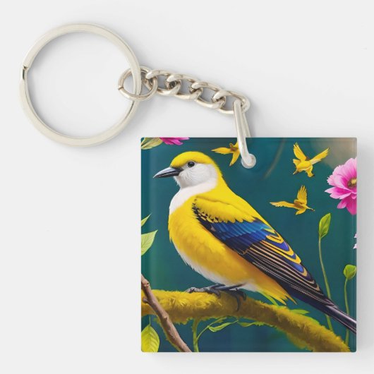 Porte-clés Oiseau doré (Devant)