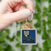 Porte-clés Oiseau drôle (main)