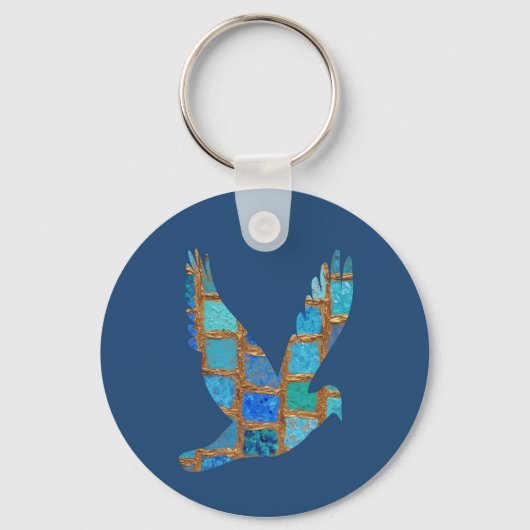 Porte-clés Oiseau en vol (Recto)