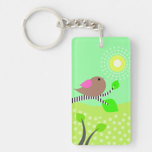Porte-clés Oiseau et jour et nuit de Sun