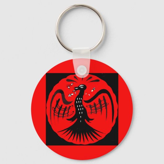 Porte-clés oiseau fantastique (Recto)