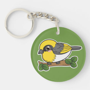 Porte-clés Oiseau forestier de Palila Hawaii