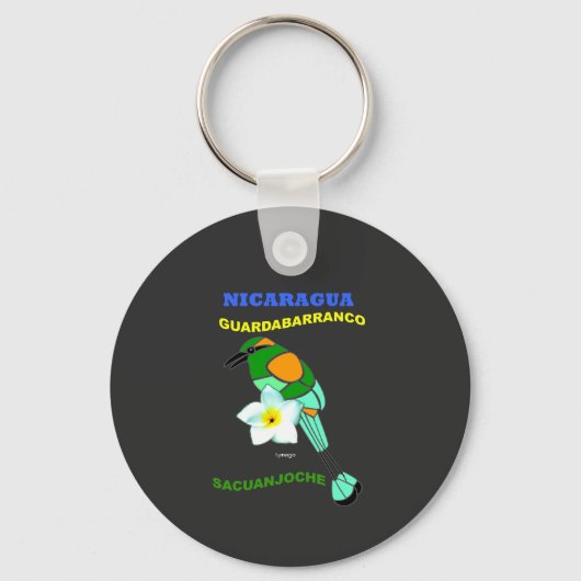 PORTE-CLÉS OISEAU GUARDABARRANCO (Recto)