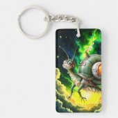 Porte-clés Oiseau-limace Steampunk Cosmique – Créature de Rêv (Devant)