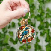 Porte-clés Oiseau magnifiquement illustré (Main)
