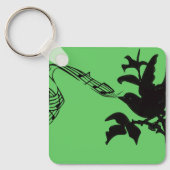 Porte-clés Oiseau Musical Change de Couleurs (Recto)