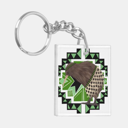 Porte-clés Oiseau national traditionnel néo-zélandais - Oisea (Devant gauche)