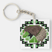 Porte-clés Oiseau national traditionnel néo-zélandais - Oisea (Devant)