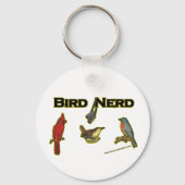 Porte-clés Oiseau Nerd (Recto)