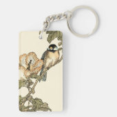 Porte-clés Oiseau oriental perché sur la branche (Dos)