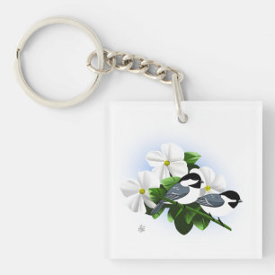 Porte-clés oiseau personnalisé
