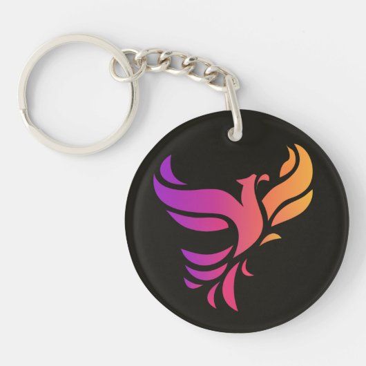 Porte-clés oiseau phénix (Devant)