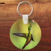 Porte-clés Oiseau rose de colibri (Recto)