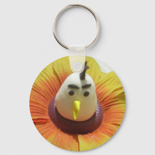 Porte-clés Oiseau sculpté en Tournesol Imprimer