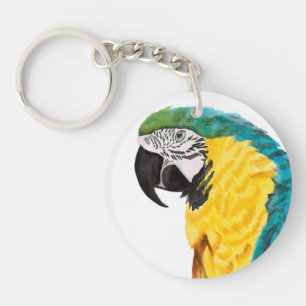 Porte-clés Oiseau tropical de perroquet