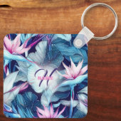 Porte-clés Oiseau tropical du Monogramme de Paradis (Verso)