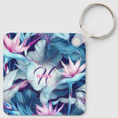 Porte-clés Oiseau tropical du Monogramme de Paradis (Dos)