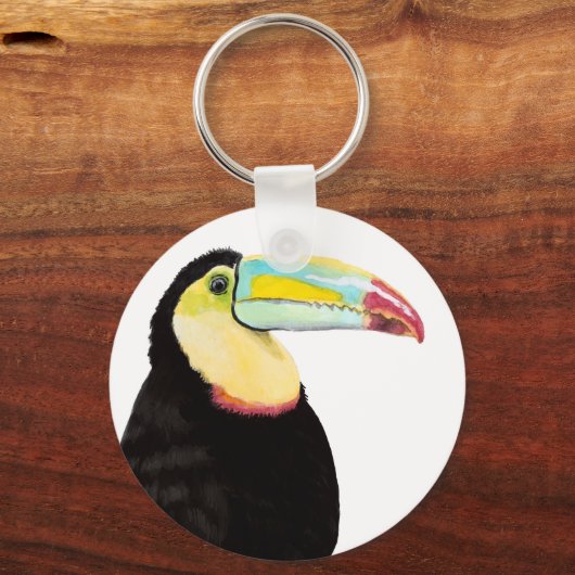 Porte-clés Oiseau tropical Toucan (Recto)
