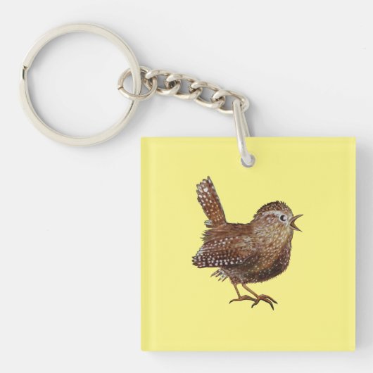 Porte-clés Oiseau Wren (Troglodytes Troglodytes) (Devant)