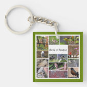 Porte-clés Oiseaux de Boston Photo Collage (Devant)
