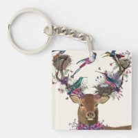 Oiseaux de cerfs, nids d'oiseaux tropicaux