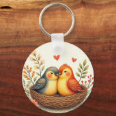 Porte-clés Oiseaux de l'amour (Recto)