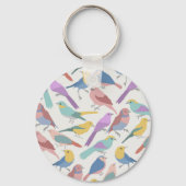 Porte-clés Oiseaux Ensemble Animaux Porte - clés (Verso)