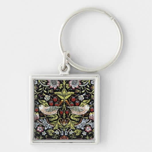 Porte-clés Oiseaux et fleurs 2 de William Morris (Devant)