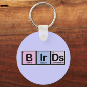 Porte-clés Oiseaux faits d'éléments (Recto)