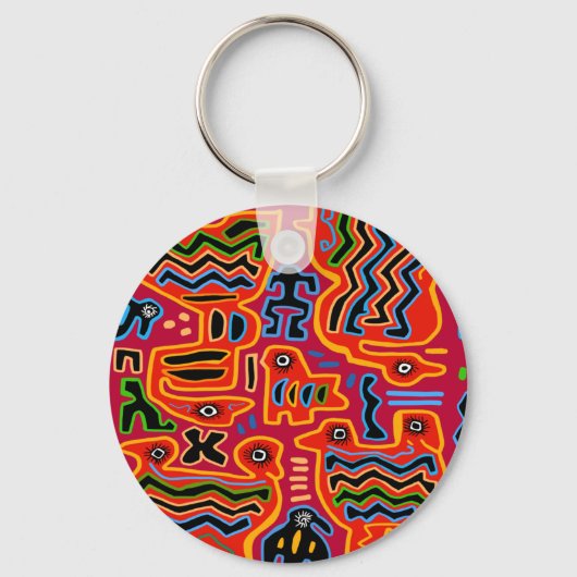 Porte-clés Oiseaux Fous à Deux Têtes (Recto)