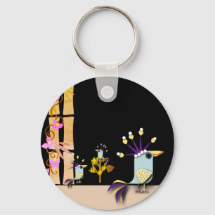 Porte-clés Oiseaux Imaginaires Drôles