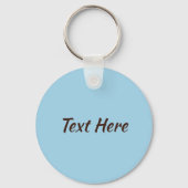 Porte-clés Oiseaux mignons et heureux parmi les fleurs du pri (Verso)