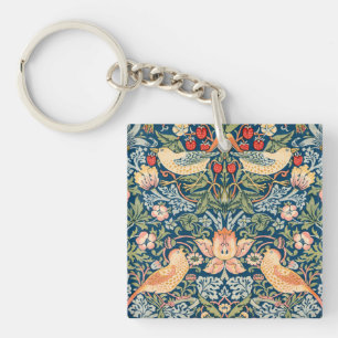 Porte-clés Oiseaux mignons, Thief fraise Art Vintage