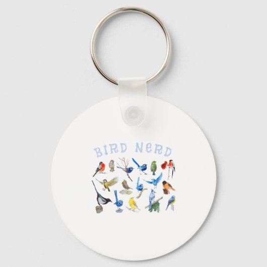 Porte-clés Oiseaux Observation Nerd Oiseaux Oiseaux Amateurs (Recto)