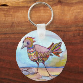 Porte-clés Oiseaux sur la plage (Recto)