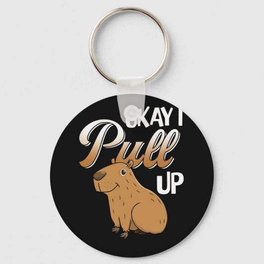 Porte-clés OK, Je Ramasse Capybara Hydrochoerus hydrochaeris (Recto)