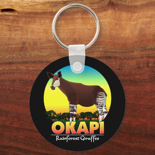 Porte-clés Okapi (Recto)