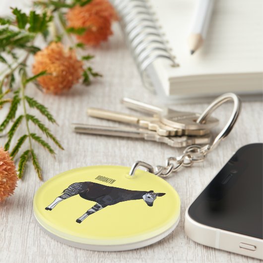 Porte-clés Okapi (Devant droit)