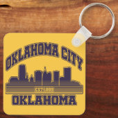 Porte-clés Oklahoma City, Oklahoma (Verso)