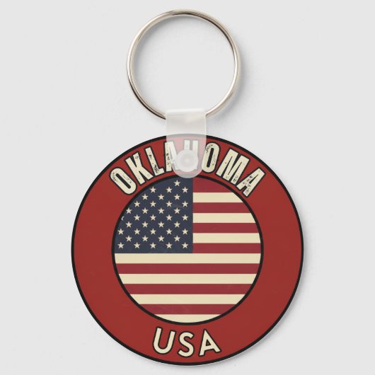 Porte-clés Oklahoma États-Unis d'Amérique (Recto)