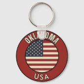 Porte-clés Oklahoma États-Unis d'Amérique (Verso)