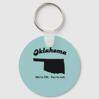 Porte-clés Oklahoma Motto - Ça va, vous n'êtes pas
