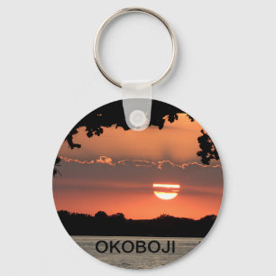 Porte-clés Okoboji Sunset Keychain