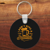Porte-clés Oktoberfes I Don't Give A Schnitzel Beer Men Women (Recto)