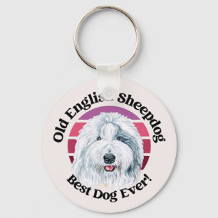 Porte-clés Old English Sheepdog