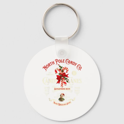 Porte-clés Old Fashioned North Le Candy Cane Company Elf Chri (Recto)