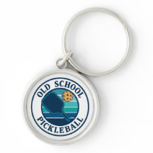 Porte-clés Old School Pickleball 