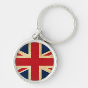 Porte-clés Old Vintage Grunge United Kingdom Flag Union