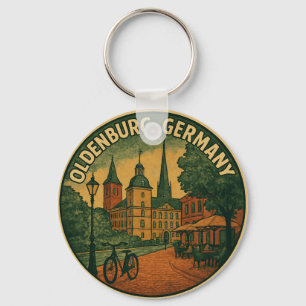 Porte-clés Oldenburg Allemagne Ville Art