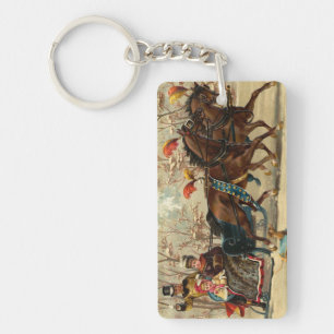 Porte-clés Older and Younger Sisters Ride - Mary Evans